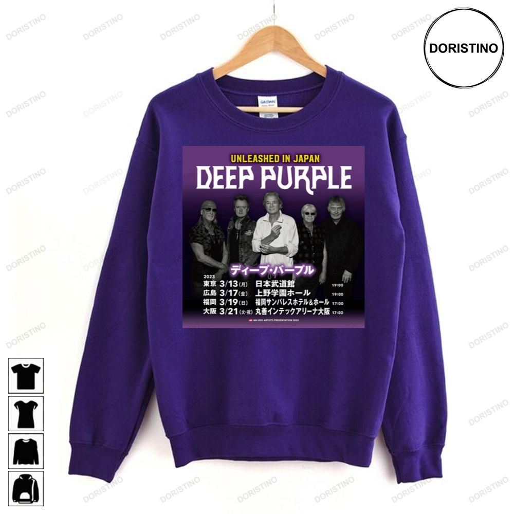 海外輸入】 DEEP PURPLE ディープパープル tシャツ ＸＬ 2023 日本